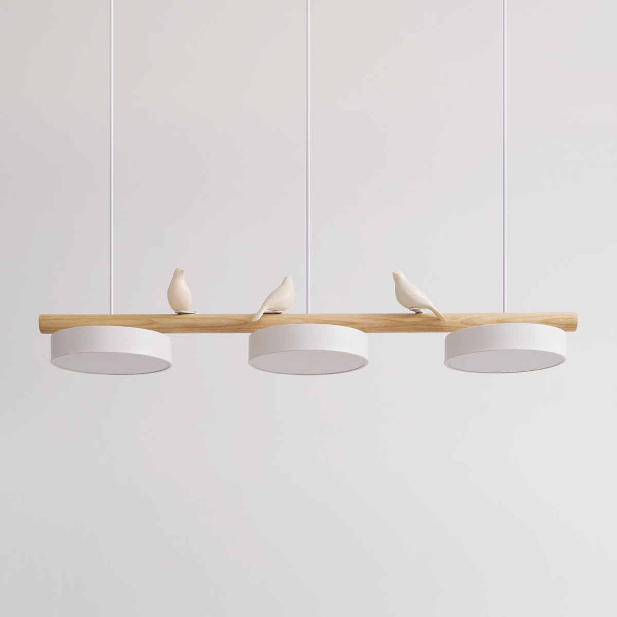 Bird Motif Nature Inspired Pendant Light for Living Rooms