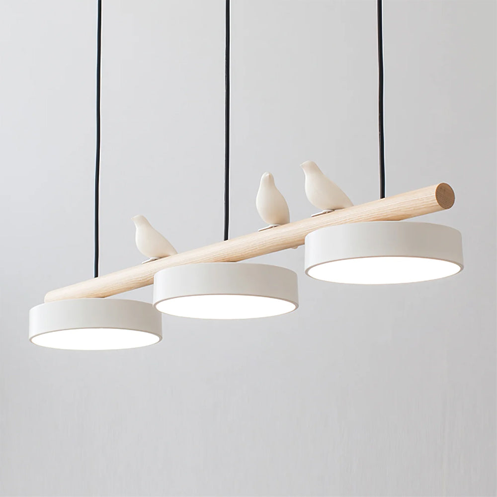Bird Motif Nature Inspired Pendant Light for Living Rooms