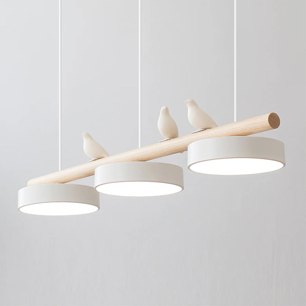 Bird Motif Nature Inspired Pendant Light for Living Rooms