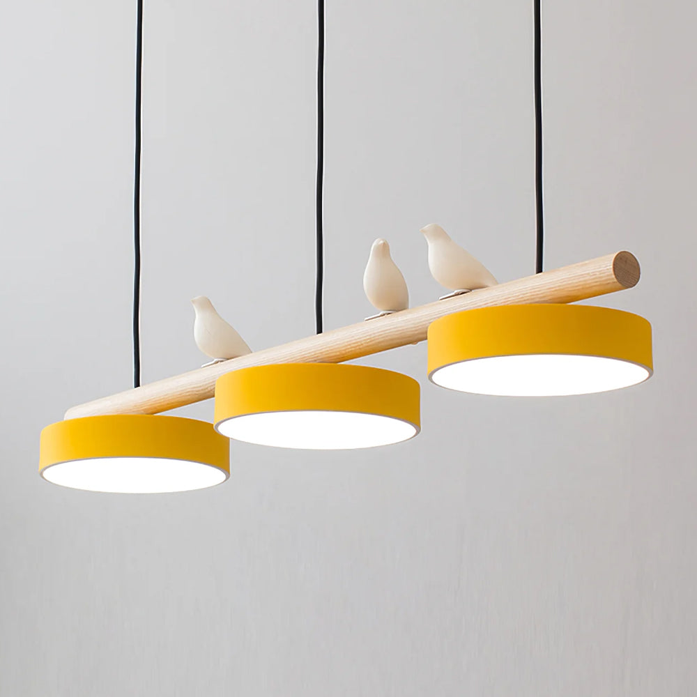Bird Motif Nature Inspired Pendant Light for Living Rooms