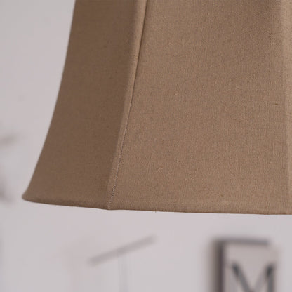 Cozy Warm Glow Fabric Bell Shade Pendant Light