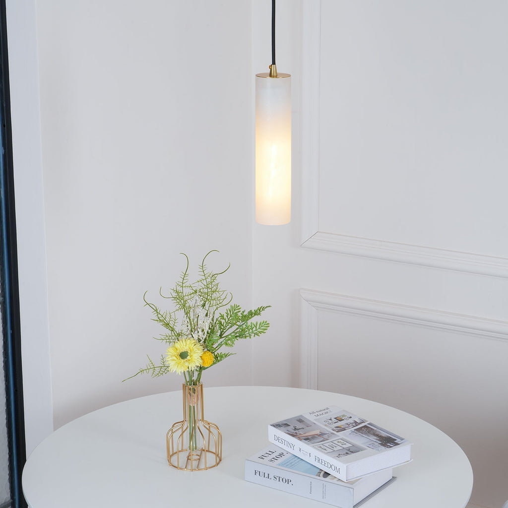 Staircase Lighting Alabaster Cluster Pendant Light
