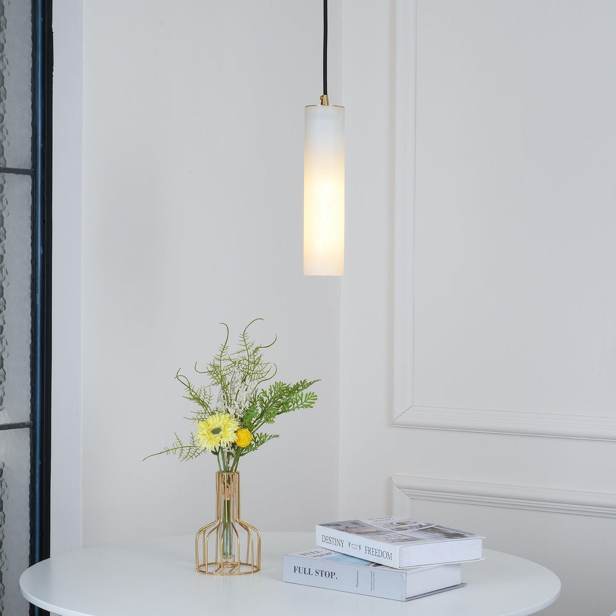 Staircase Lighting Alabaster Cluster Pendant Light