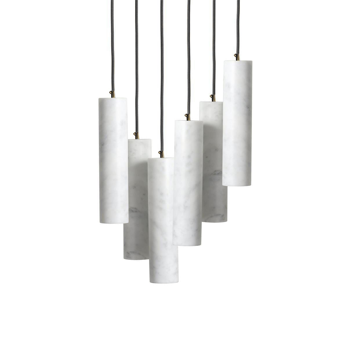 Staircase Lighting Alabaster Cluster Pendant Light