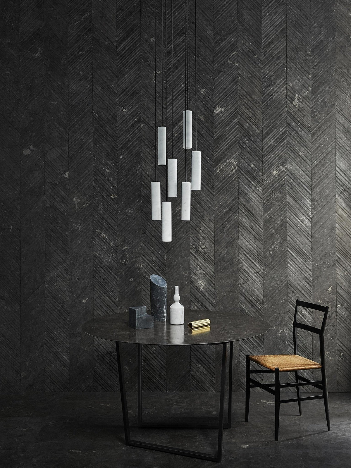 Staircase Lighting Alabaster Cluster Pendant Light