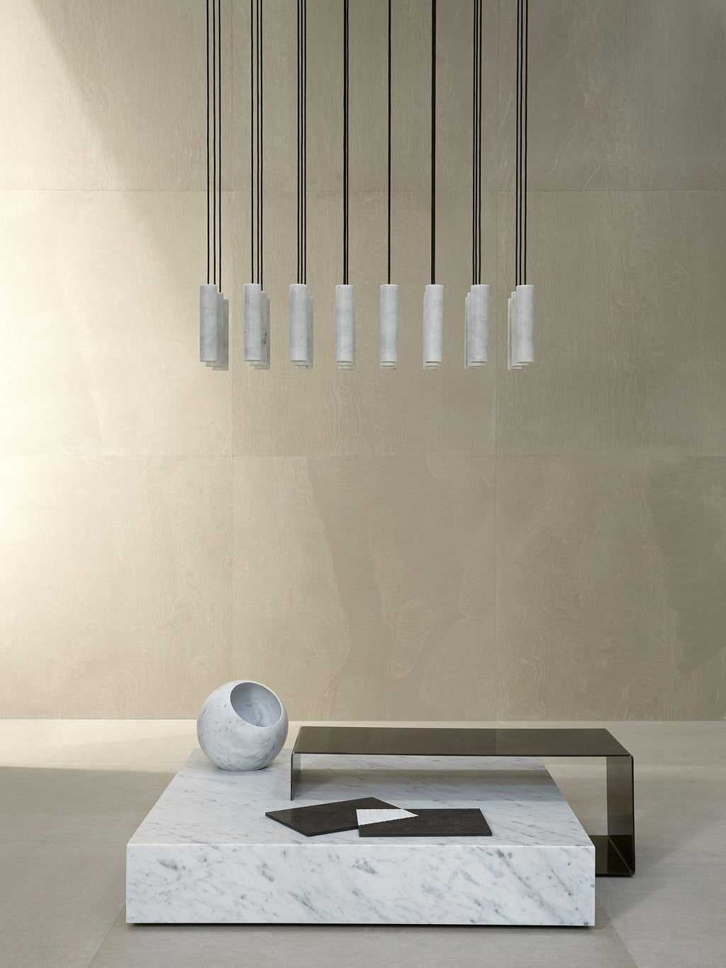 Staircase Lighting Alabaster Cluster Pendant Light