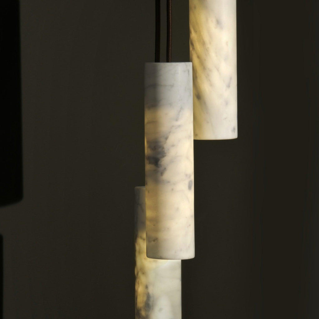 Staircase Lighting Alabaster Cluster Pendant Light