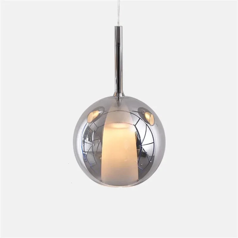 Pendant Light Elegant Glass Globe For Dining Room