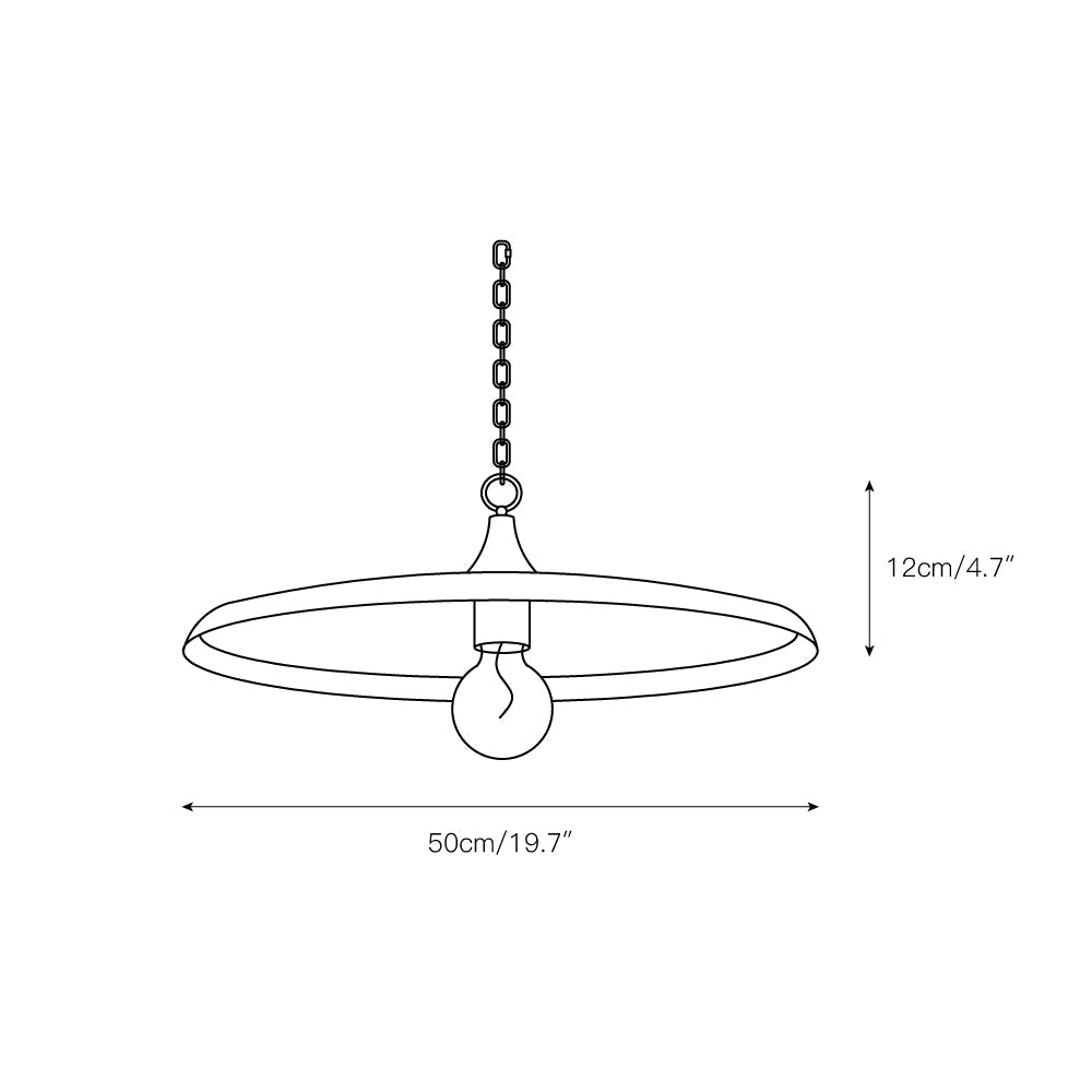 Pendant Metal Style Vintage Light For Glow Ambient