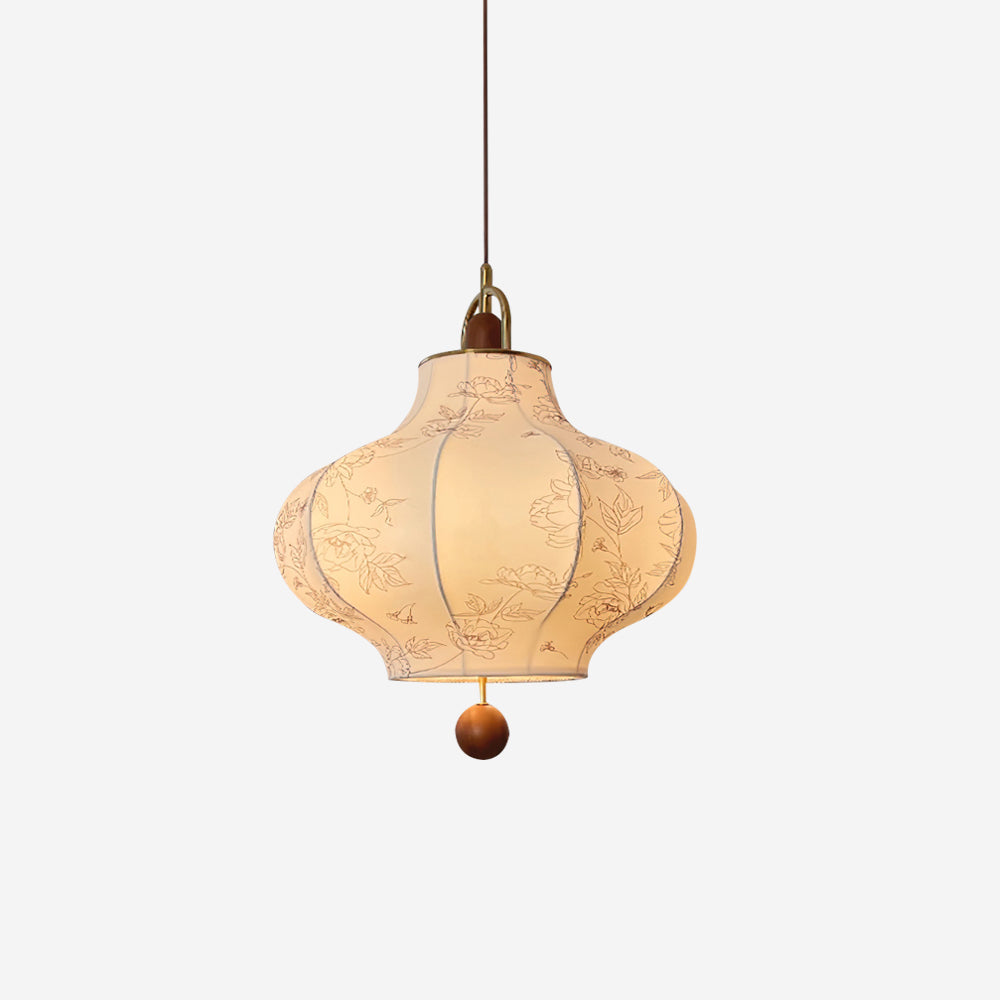 Cozy Ambience Fabric Pendant Light