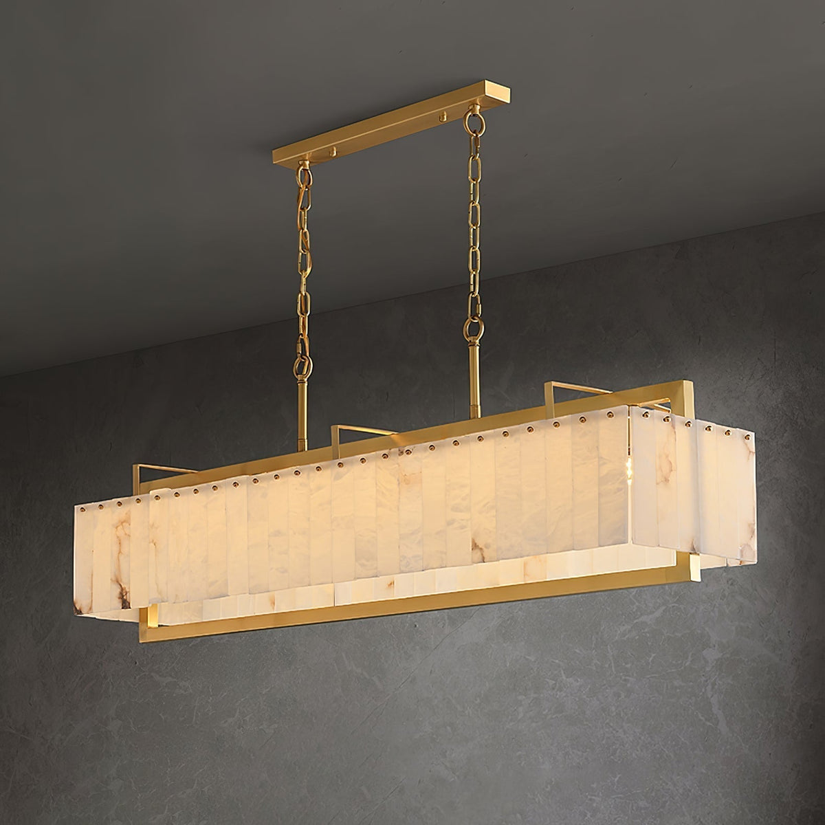 Pendant Ceiling Light For Warm Ambience Alabaster