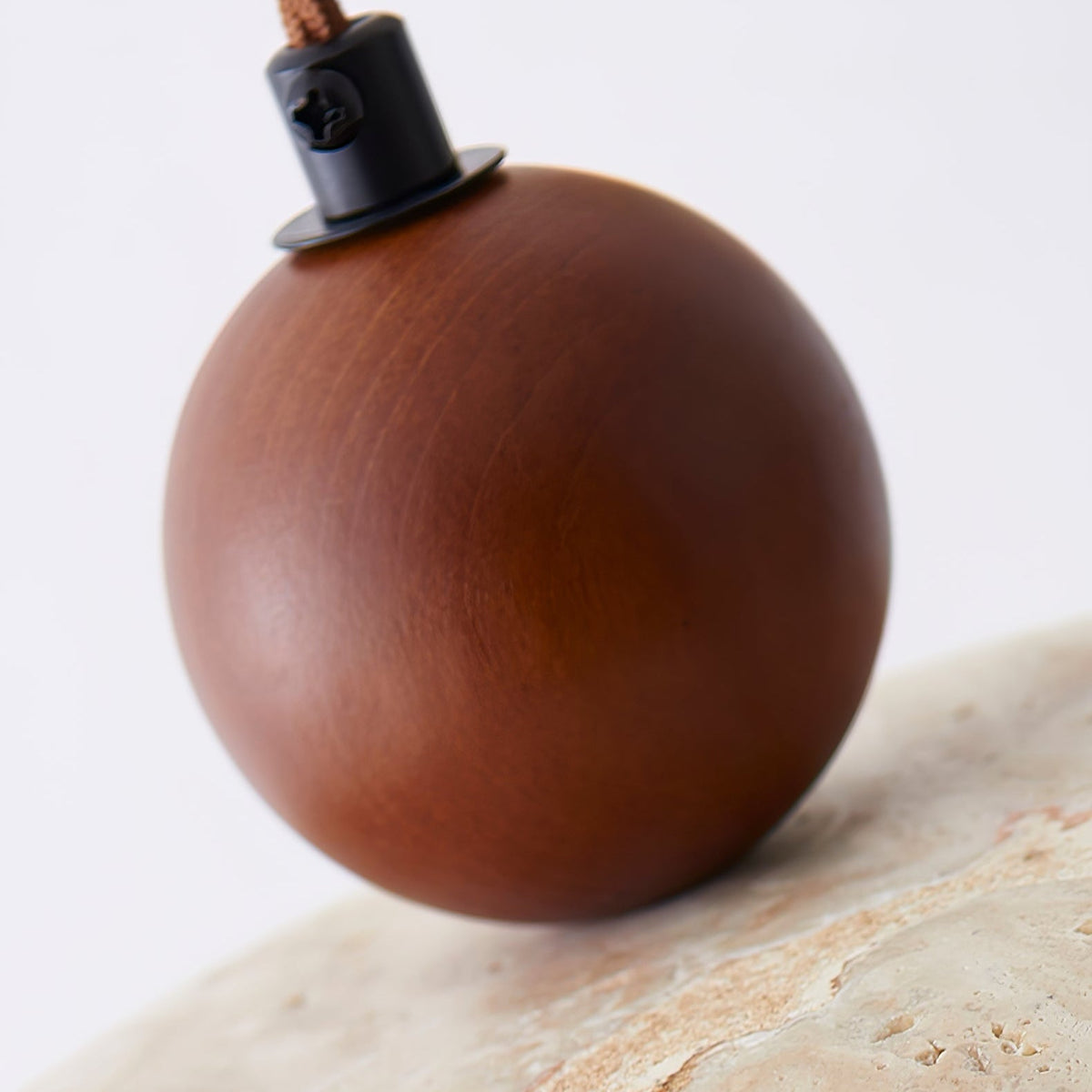 Warm Glow Premium Travertine Pendant Light