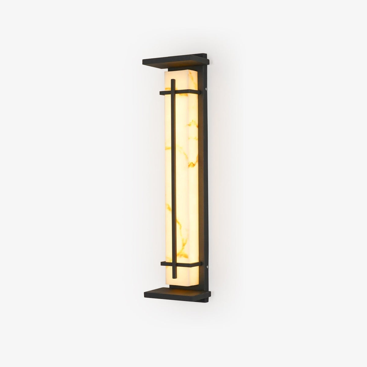 Stainless Steel Outdoor Wall Light With Frosted Diffuser Square