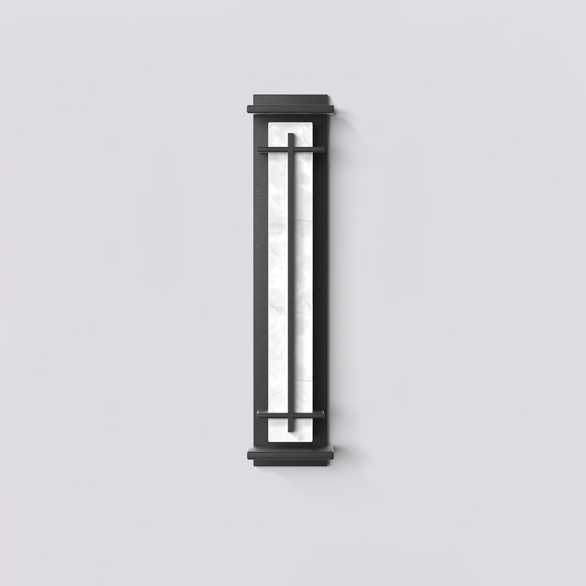 Stainless Steel Outdoor Wall Light With Frosted Diffuser Square