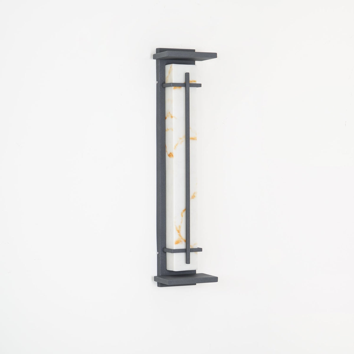 Stainless Steel Outdoor Wall Light With Frosted Diffuser Square