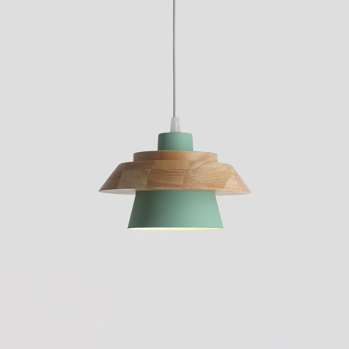 Pendant Light Wood And Metal Ambient Multi Color