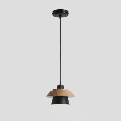 Pendant Light Wood And Metal Ambient Multi Color