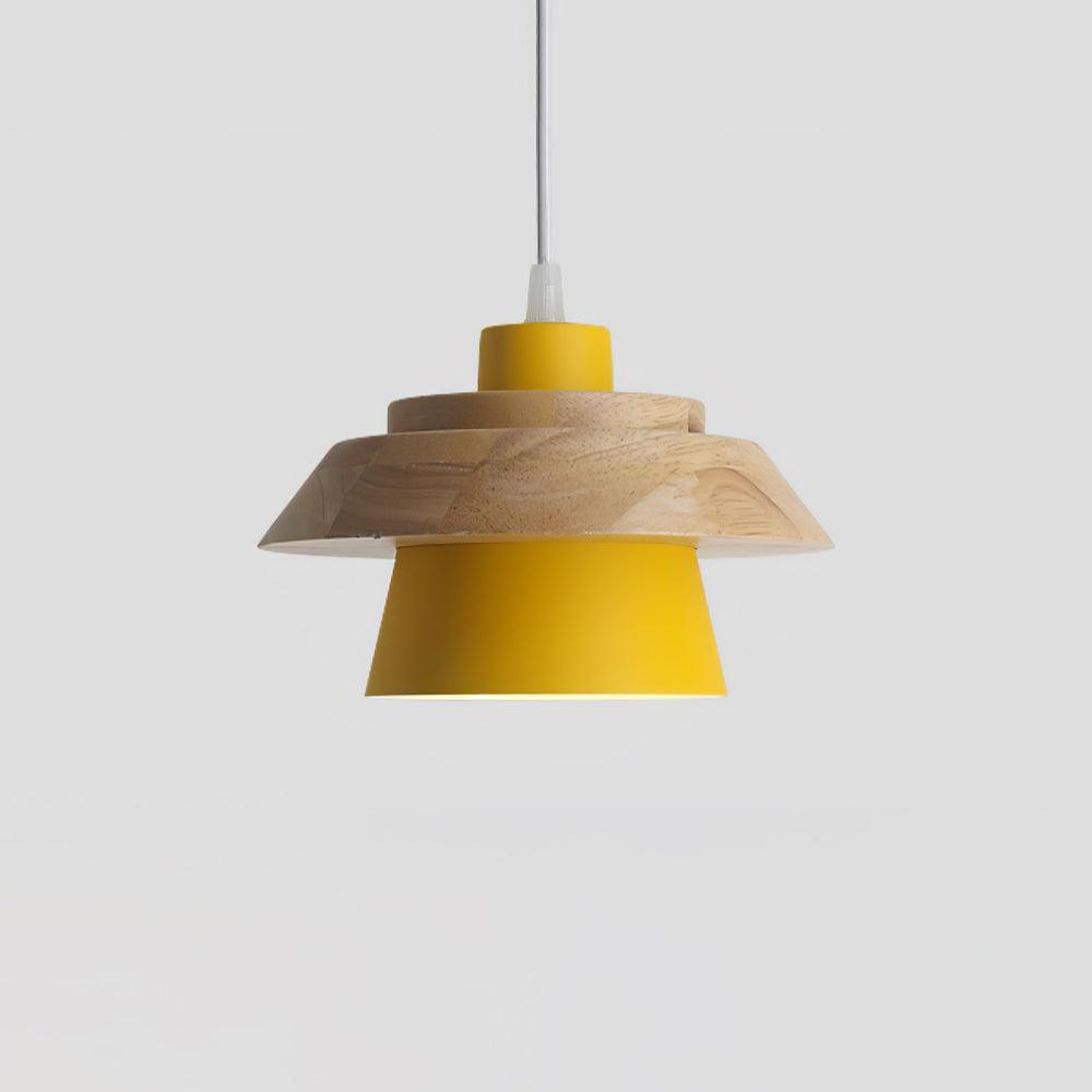 Pendant Light Wood And Metal Ambient Multi Color