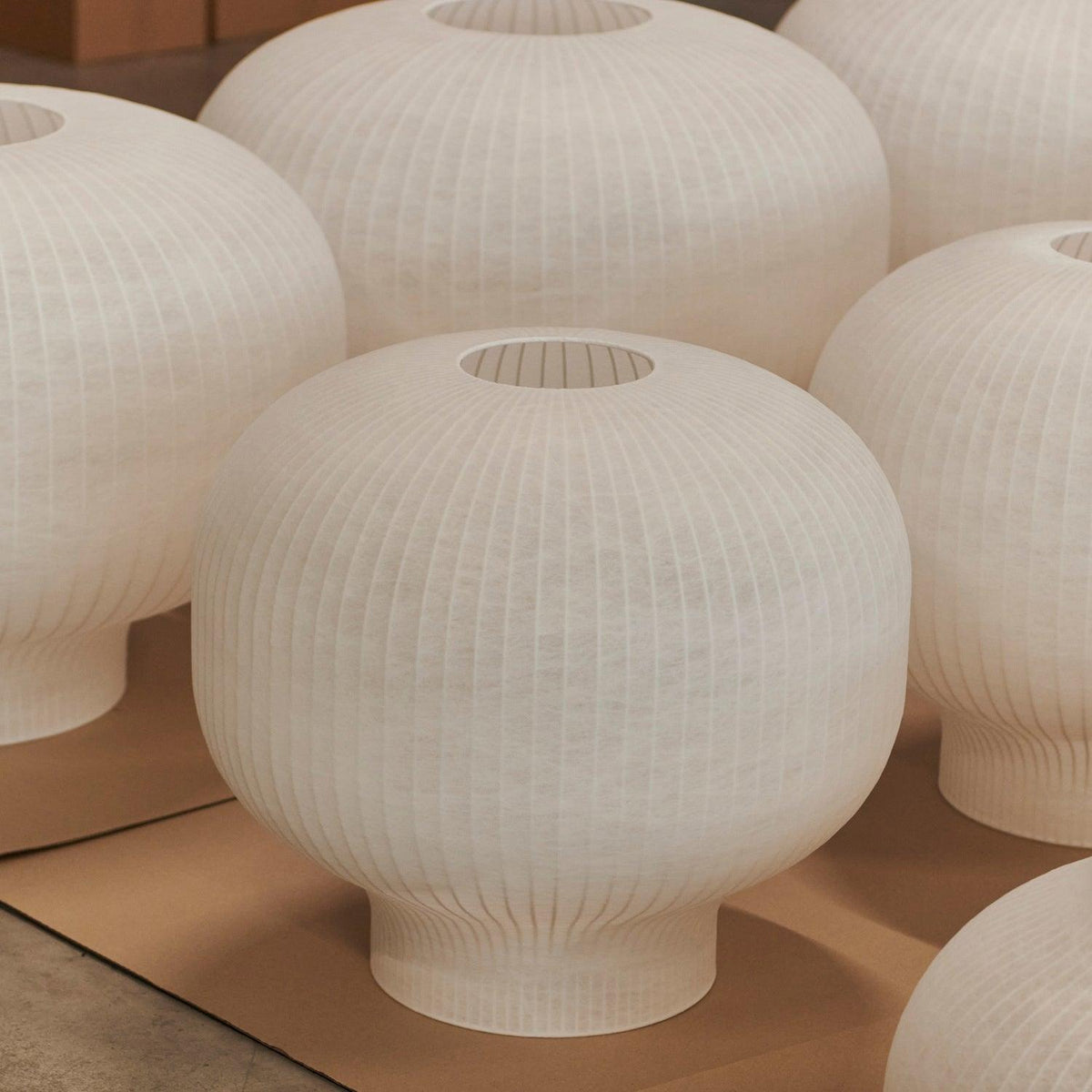 Minimalist Pleated Shade Silk Bell Pendant Light
