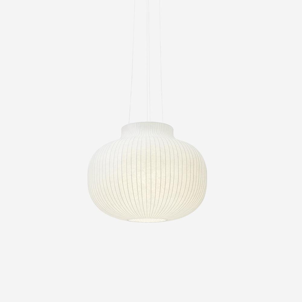Minimalist Pleated Shade Silk Bell Pendant Light