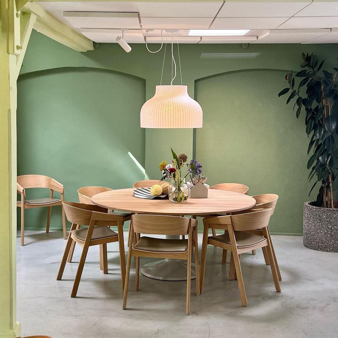 Minimalist Pleated Shade Silk Bell Pendant Light