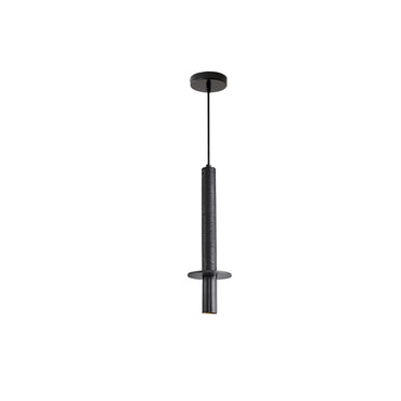 Warm Ambience Dual Cylinder Travertine Pendant Light