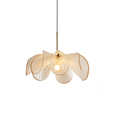 Warm Brown Shade Bohemian Plant Fiber Pendant Lamp