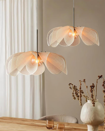 Warm Brown Shade Bohemian Plant Fiber Pendant Lamp