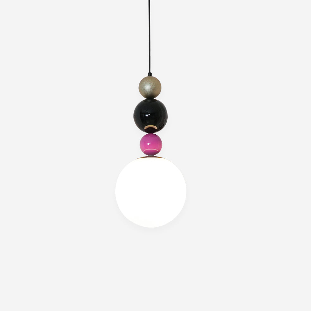 Soft Ambient Glow Glass Ball Pendant Light
