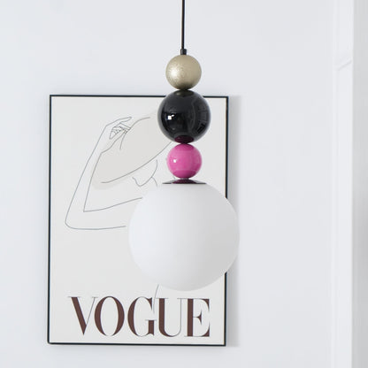 Soft Ambient Glow Glass Ball Pendant Light