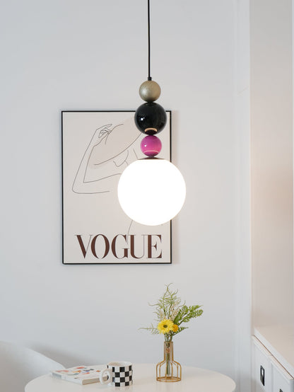 Soft Ambient Glow Glass Ball Pendant Light