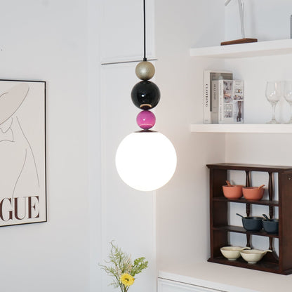 Soft Ambient Glow Glass Ball Pendant Light