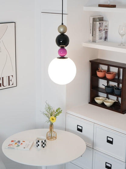 Soft Ambient Glow Glass Ball Pendant Light