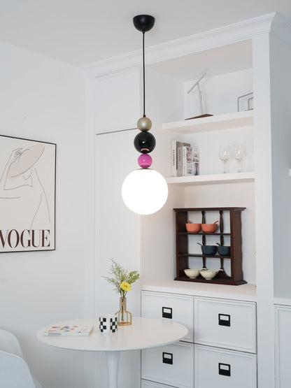 Soft Ambient Glow Glass Ball Pendant Light