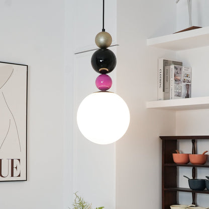 Soft Ambient Glow Glass Ball Pendant Light
