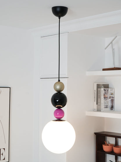 Soft Ambient Glow Glass Ball Pendant Light