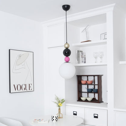 Soft Ambient Glow Glass Ball Pendant Light