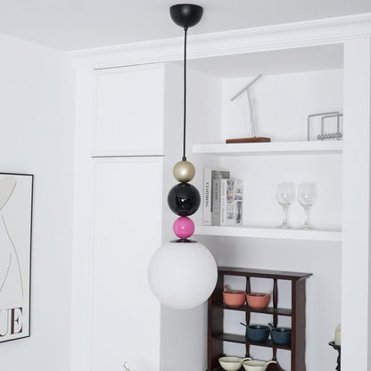 Soft Ambient Glow Glass Ball Pendant Light