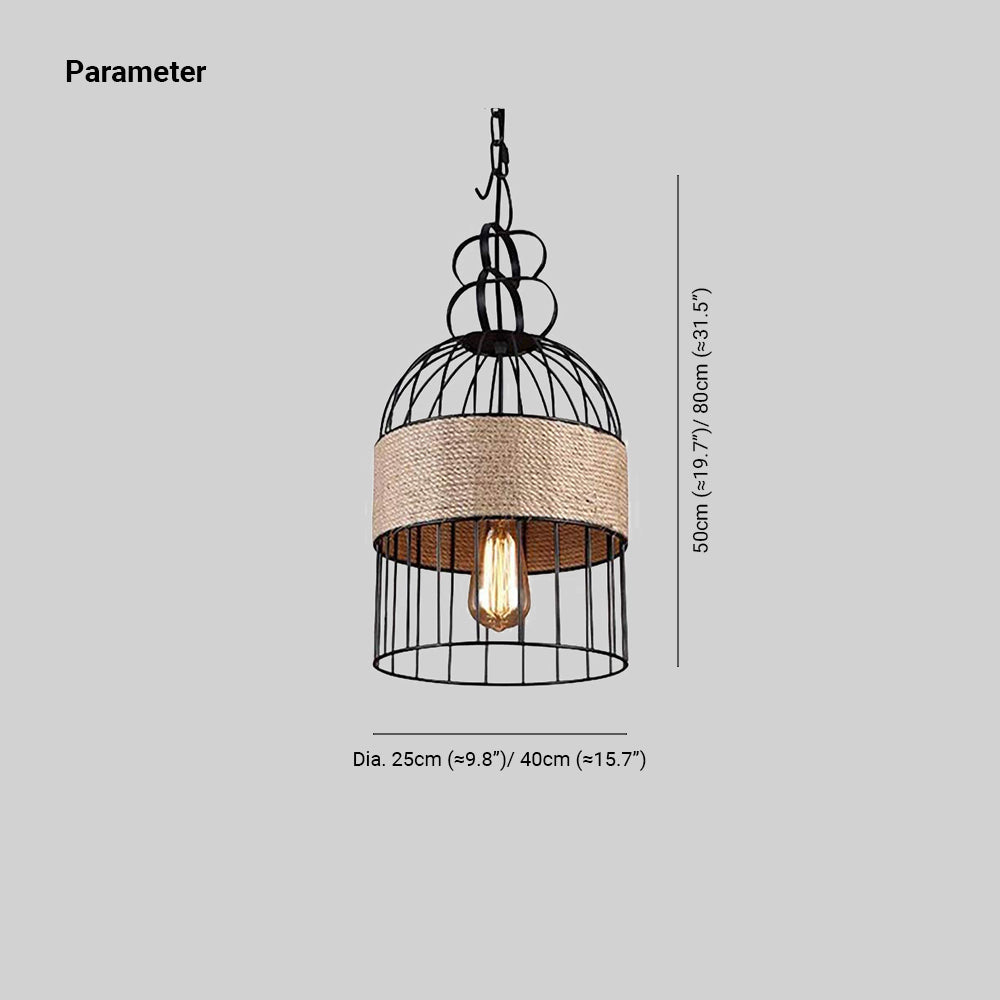Pendant Light Led Birdcage For Bars And Cafes Ambience