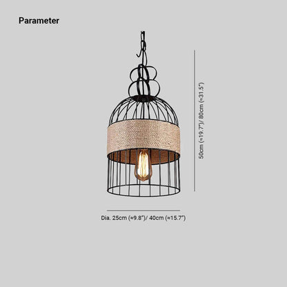 Pendant Light Led Birdcage For Bars And Cafes Ambience