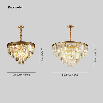 Elegant Illumination Pendant Light Crystal LED Arisha