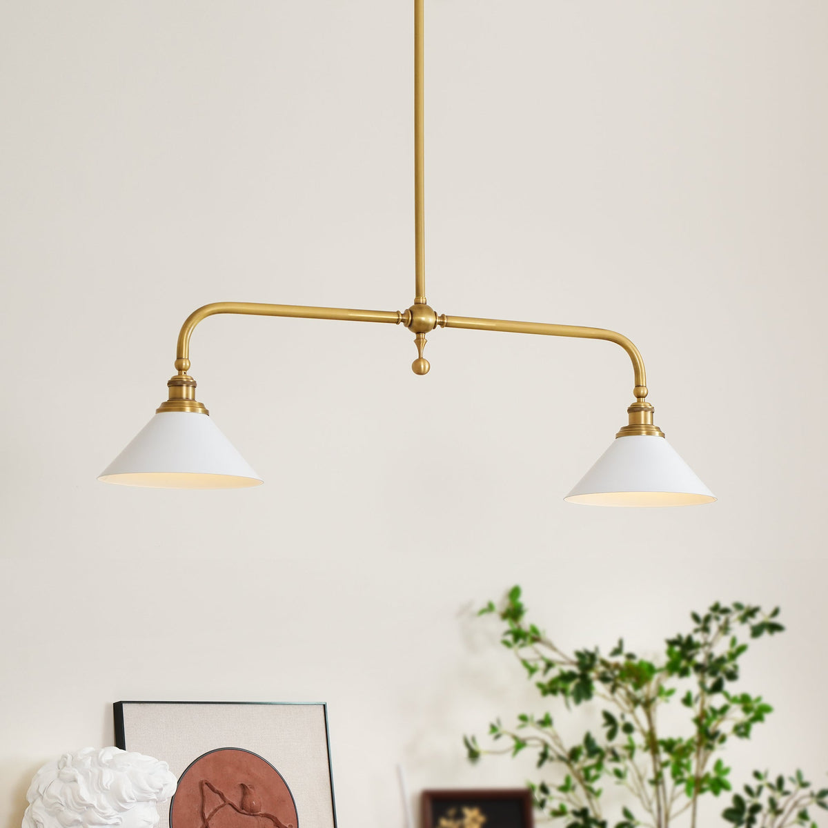 Warm Ambience – Modern Vintage Pendant Light for Kitchen Island & Living Room