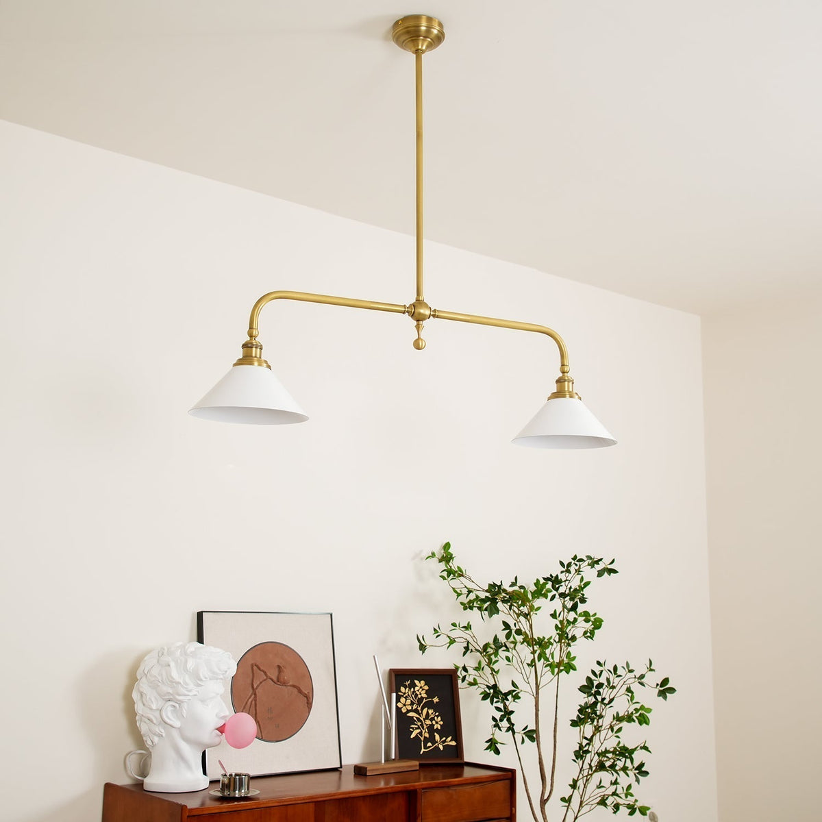 Warm Ambience – Modern Vintage Pendant Light for Kitchen Island & Living Room