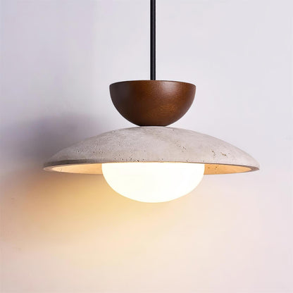Pendant Lights With Warm Glow Natural Travertine