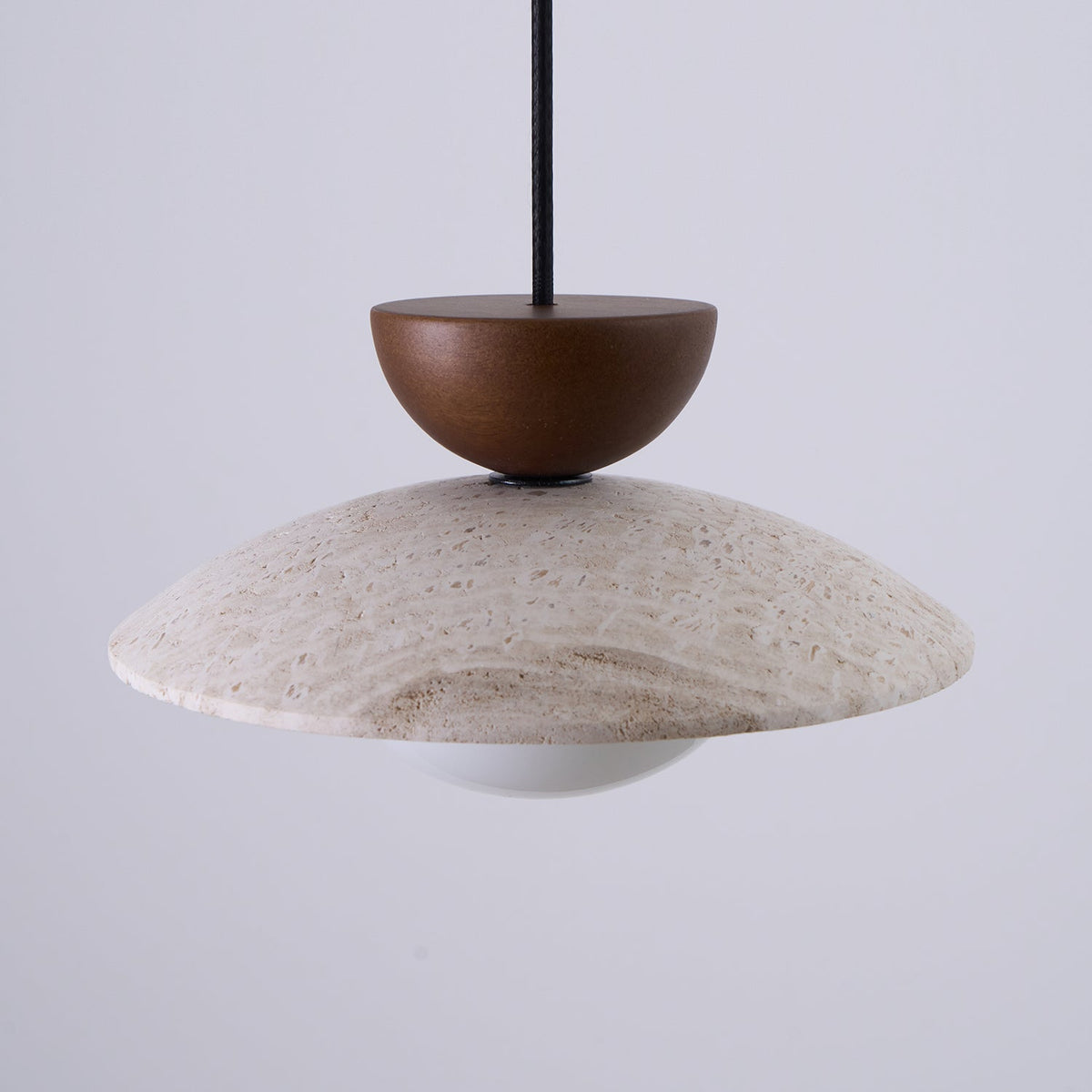 Pendant Lights With Warm Glow Natural Travertine