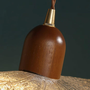 Floral Shade Stained Glass Pendant Lamp