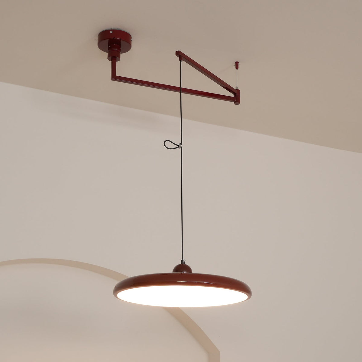 Adjustable Arm Industrial Pendant Light