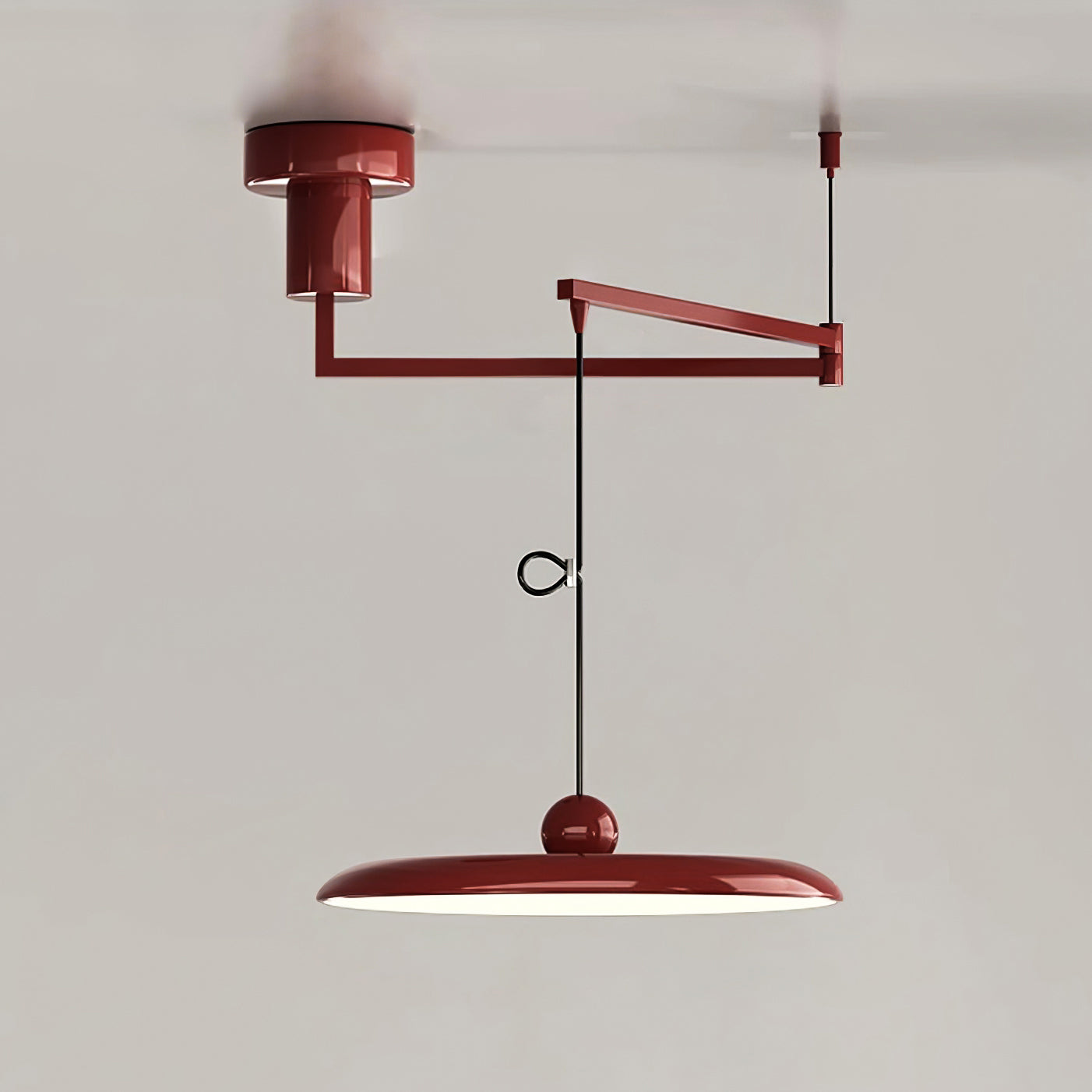 Adjustable Arm Industrial Pendant Light