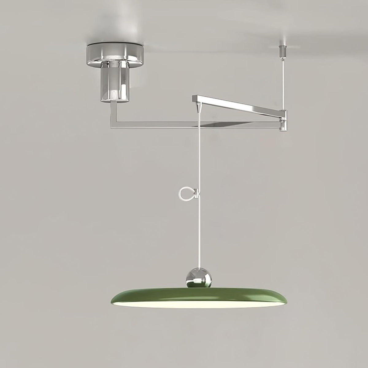 Adjustable Arm Industrial Pendant Light