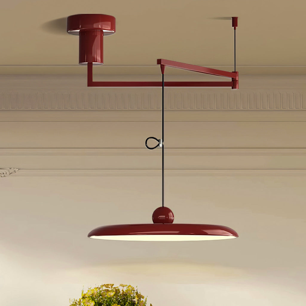 Adjustable Arm Industrial Pendant Light